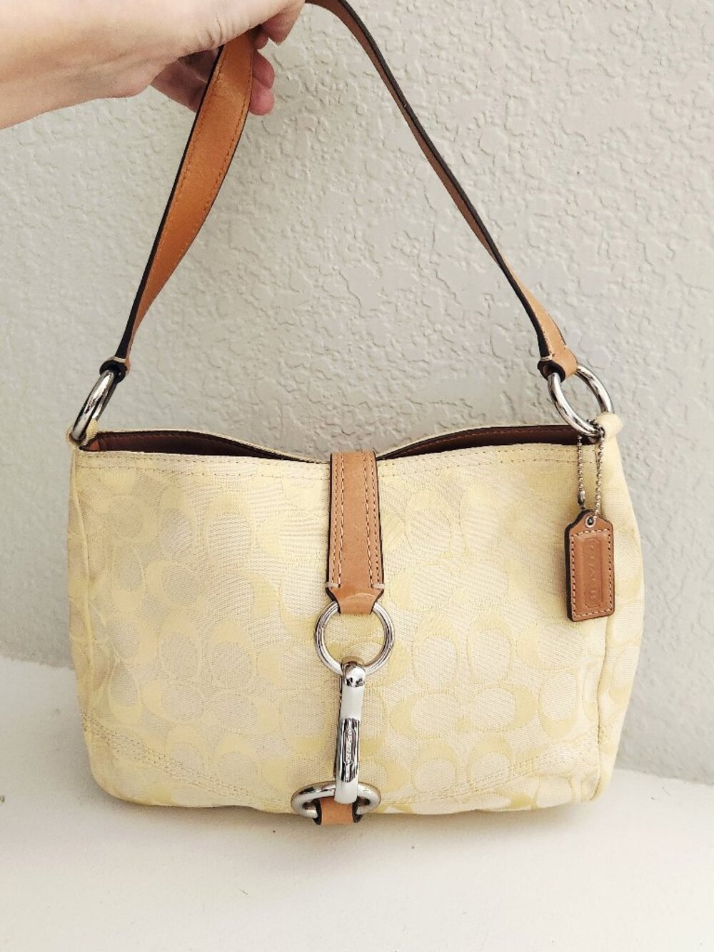 Like New Vintage Coach Signature Soho Hampton Handbag Satchel